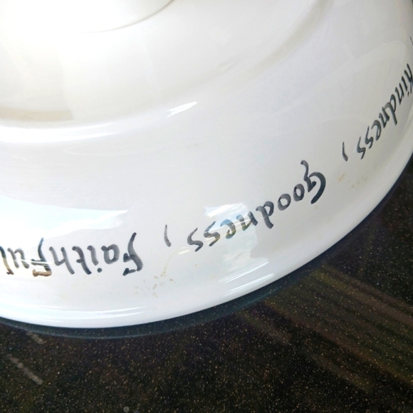 Italian Pottery Colorful Fruit and Floral Ceramic Footed Bowl Made Italy - Picture 6 of 14